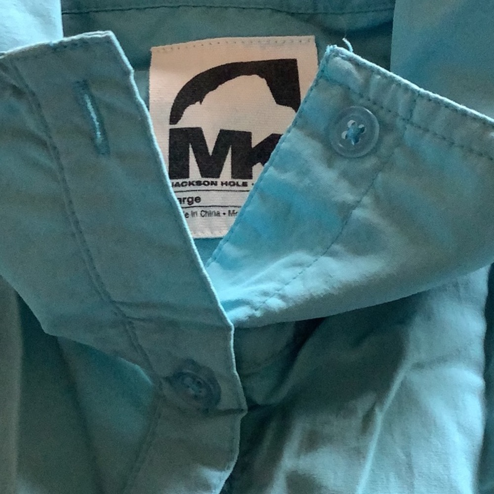 Mountain Khaki women’s Teal shirt long sleeve